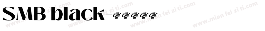 SMB black字体转换